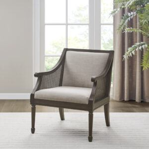 Isla Accent Armchair in Brown From Martha Stewart