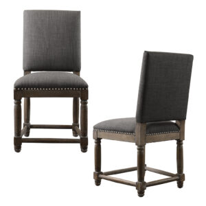 Cirque Dining Chair (Set of 2) in Grey From Madison Park