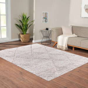 Sophie Talas Trellis Area Rug in Cream in Cream From Madison Park