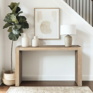 Monterey 54" Console table in Natural From INK+IVY