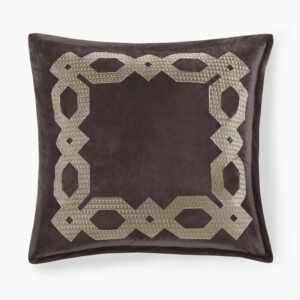 Clermont European Pillow Sham in Brown From Croscill Classics