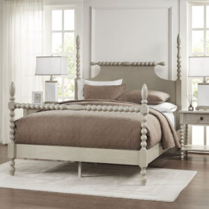 Beckett Bed in Antique Cream From Madison Park Signature