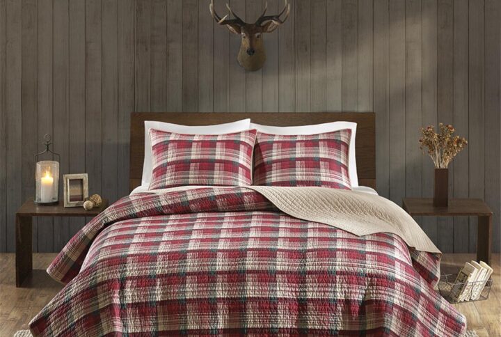 Tasha Quilt Mini Set in Red From Woolrich