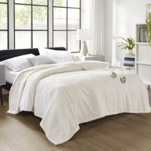 Dream Soft Heated Blanket in Ivory From Serta