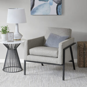 Brayden Accent Chair in Grey From Madison Park