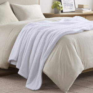 Dream Soft Blanket in White From Beautyrest