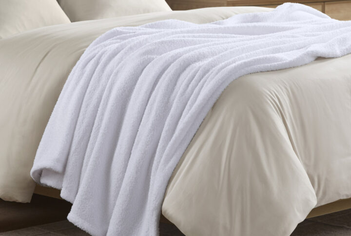 Dream Soft Blanket in White From Beautyrest