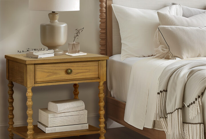 Beckett Nightstand in Natural From Madison Park Signature