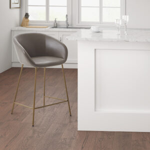 Isadora Counter stool in Brown/Gold From Madison Park