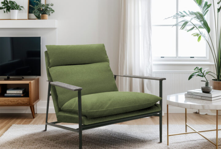 Monte Accent Chair in Green From Chapel Hill