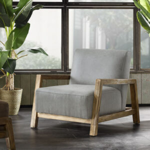 Easton Low Profile Accent Chair in Grey From INK+IVY