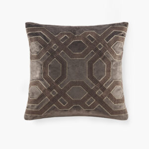 Biron Square Decor Pillow in Brown From Croscill Classics