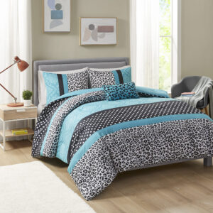 Chloe Comforter Set in Teal From Mi Zone