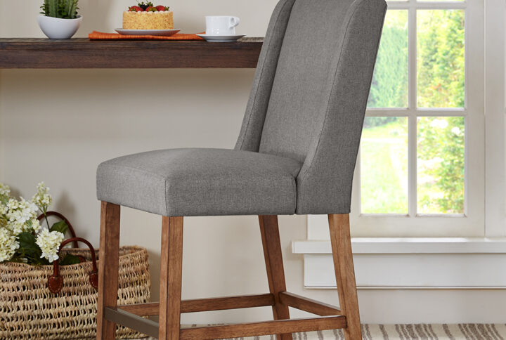 Brody Counter Stool in Grey From Madison Park