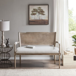 Willshire Settee in Beige/ Reclaimed Natural From Madison Park