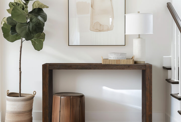 Monterey 54" Console table in Brown From INK+IVY