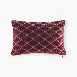 Aumont Oblong Decor Pillow in Burgundy From Croscill Classics