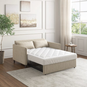 Holden Waterproof Sofa Bed Mattress Pad in White From Sleep Philosophy