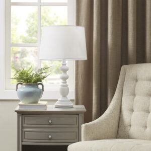 Astoria Resin Buffet Table Lamp in White From Martha Stewart