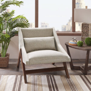 Boomerang Accent Chair in Brown From INK+IVY