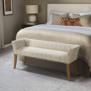 Welburn Accent Bench in Taupe Multi From Madison Park