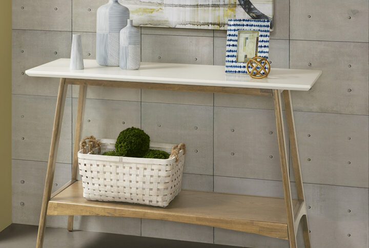 Parker Console in Off-White/Natural From Madison Park