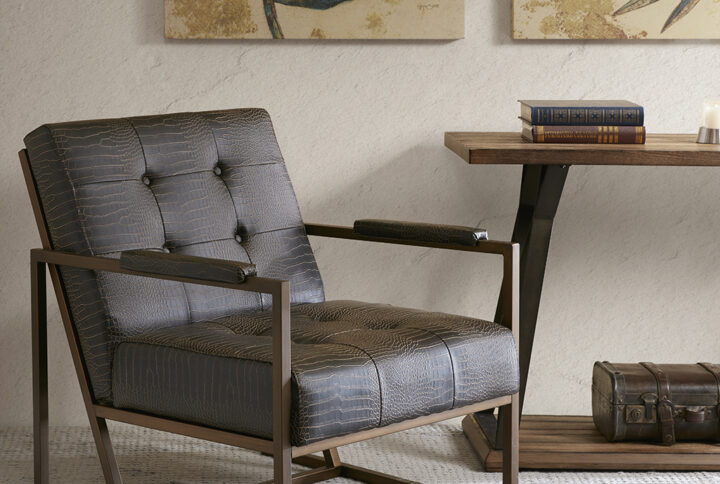 Waldorf Lounge Chair in Chocolate From INK+IVY