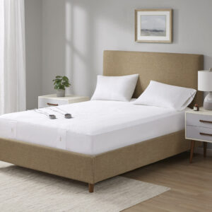 Cool Touch Heated Mattress Pad in White From Beautyrest