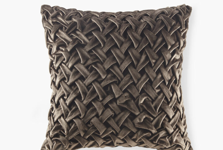 Winchester Square Decor Pillow in Brown From Croscill Classics