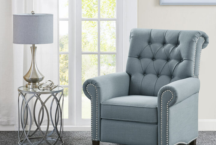 Aidan Recliner in Blue From Madison Park