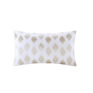 Stella Dot Cotton Oblong Pillow in Copper From INK+IVY