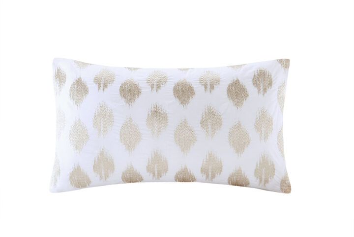 Stella Dot Cotton Oblong Pillow in Copper From INK+IVY