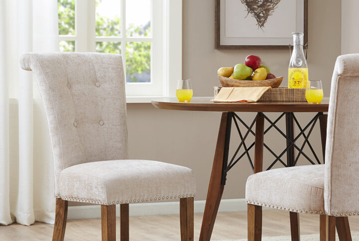 Colfax Dining Chair (Set of 2) in Cream From Madison Park