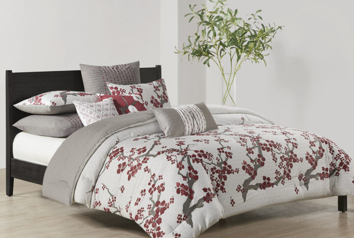 Cherry Blossom Comforter Mini Set in Multi From N Natori