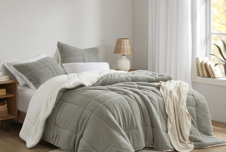 Wynne Comforter Set in Grey From Madison Park