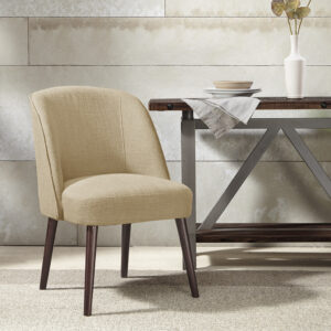 Bexley Rounded Back Dining Chair in Natural From Madison Park