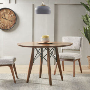 Clark Round Dining/Pub Table in Pecan From INK+IVY