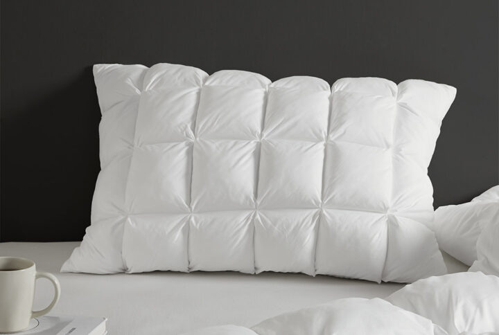 Stay Puffed Overfilled Pillow Protector Single Piece in White From Madison Park