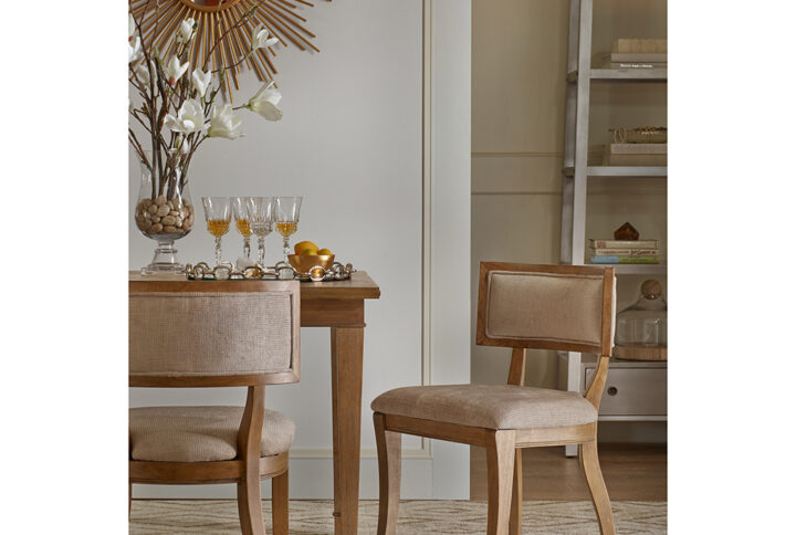 Marie Dining Chair (Set of 2) in Beige/Light Natural From Madison Park Signature