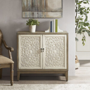 Cowley Accent Chest in Reclaimed Walnut/Antique Cream From Madison Park