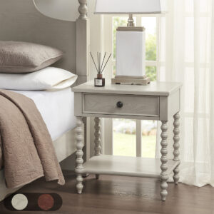 Beckett Nightstand in Antique Cream From Madison Park Signature