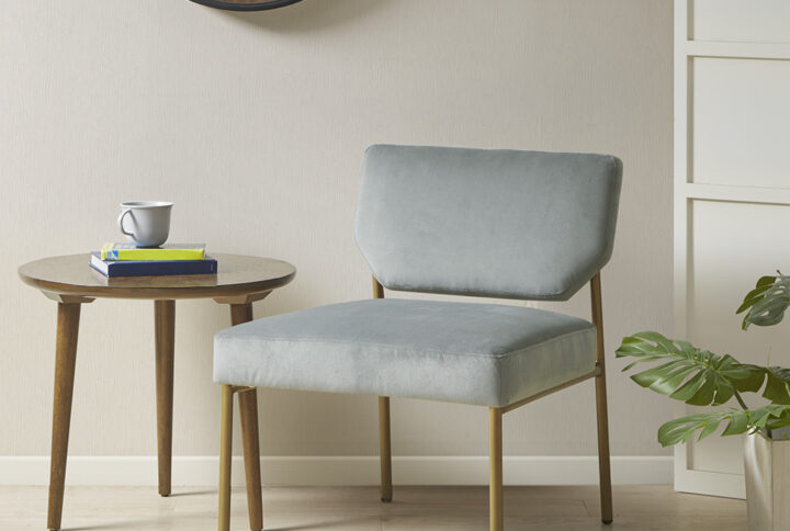 Roxie Accent Chair in Grey From INK+IVY