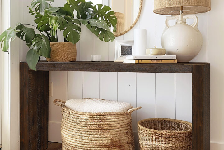 Monterey 64" Console Table in Brown From INK+IVY