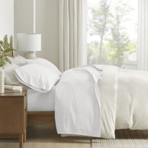 300TC BCI Cotton 300TC BCI Cotton Sheet Set in White From Clean Spaces