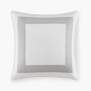 Perla European Pillow Sham in Grey From Croscill Home