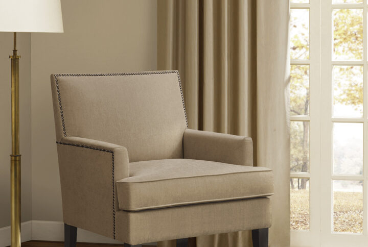 Colton Track Arm Club Chair in Sand From Madison Park