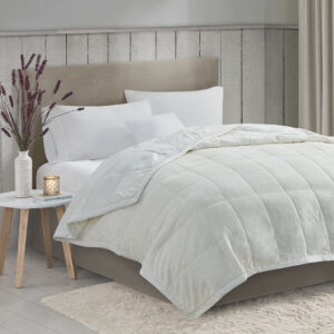 Coleman Reversible HeiQ Smart Temperature Down Alternative Blanket in Ivory From Madison Park