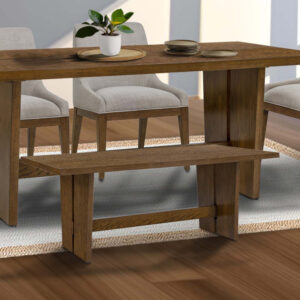 Frank Dining Bench in Brown From INK+IVY