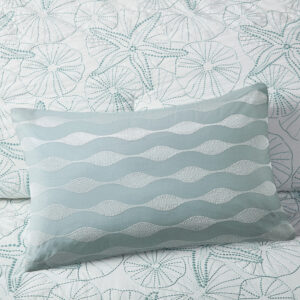 Maya Bay Oblong Pillow in Blue From Harbor House