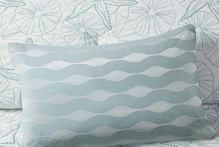 Maya Bay Oblong Pillow in Blue From Harbor House